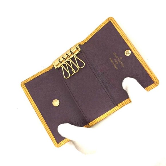 512167N Louis Vuitton Key Case Multicles 4 Yellow Epi Leather - Picture 5 of 9